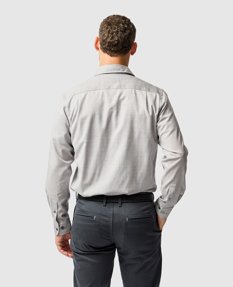 Esk Valley Sports Fit Shirt, ASH, Back