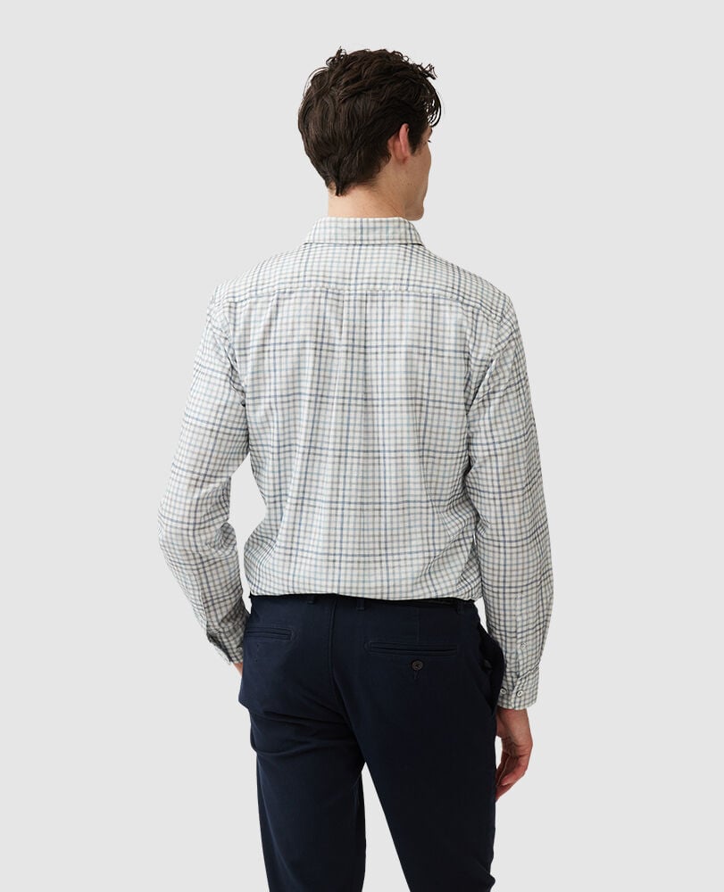 Brookdale Sports Fit Shirt, SKY, Back
