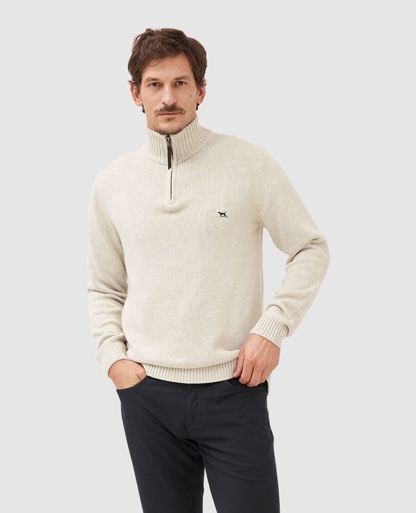 Merrick Bay Knit · Natural XXL, NATURAL, Front