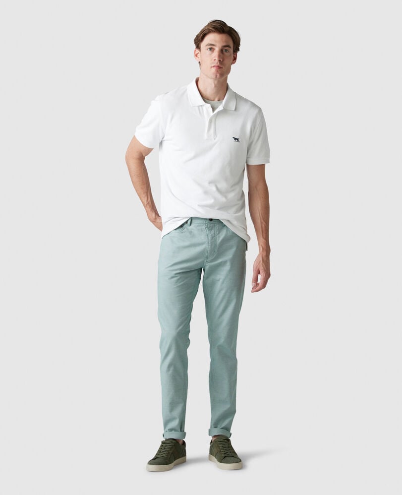 Gunn Straight Fit Jean, VERDANT, Off Front
