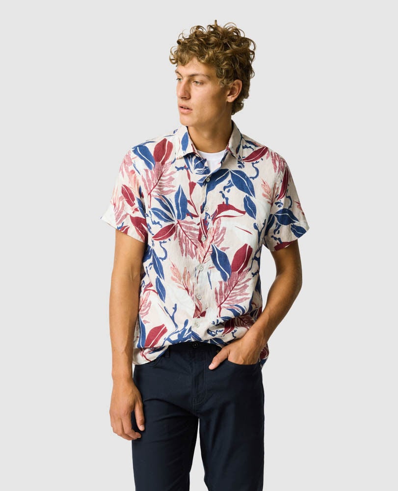 Saltwater Creek Sports Fit Shirt, BEIGE, Front