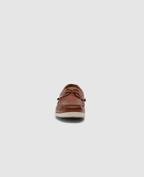 Gordons Bay Boat Shoe, COGNAC 2.0