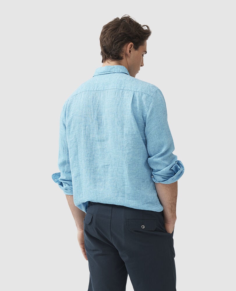 Cable Bay Shirt, COBALT, Back
