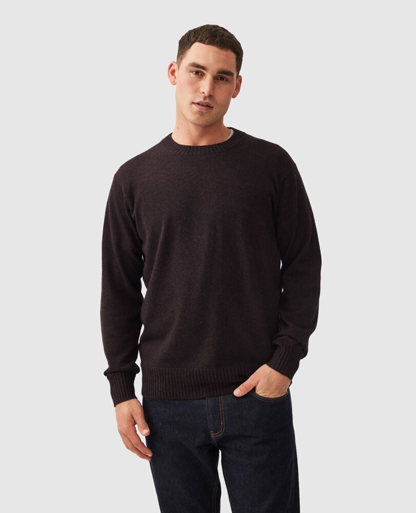 Christchurch Knit, BLACK FIG, Front