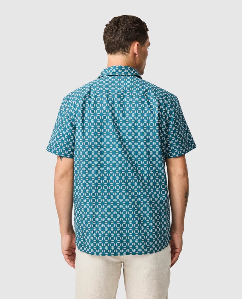 Crown Hill Shirt, BLUESTONE, Back