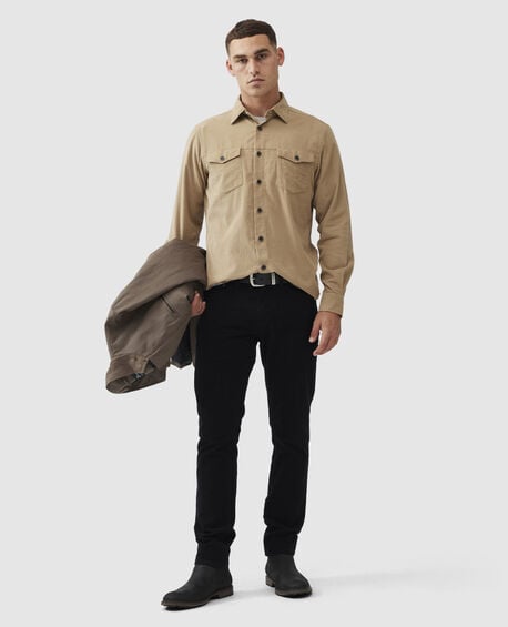 Culverden Sports Fit Shirt, TAUPE