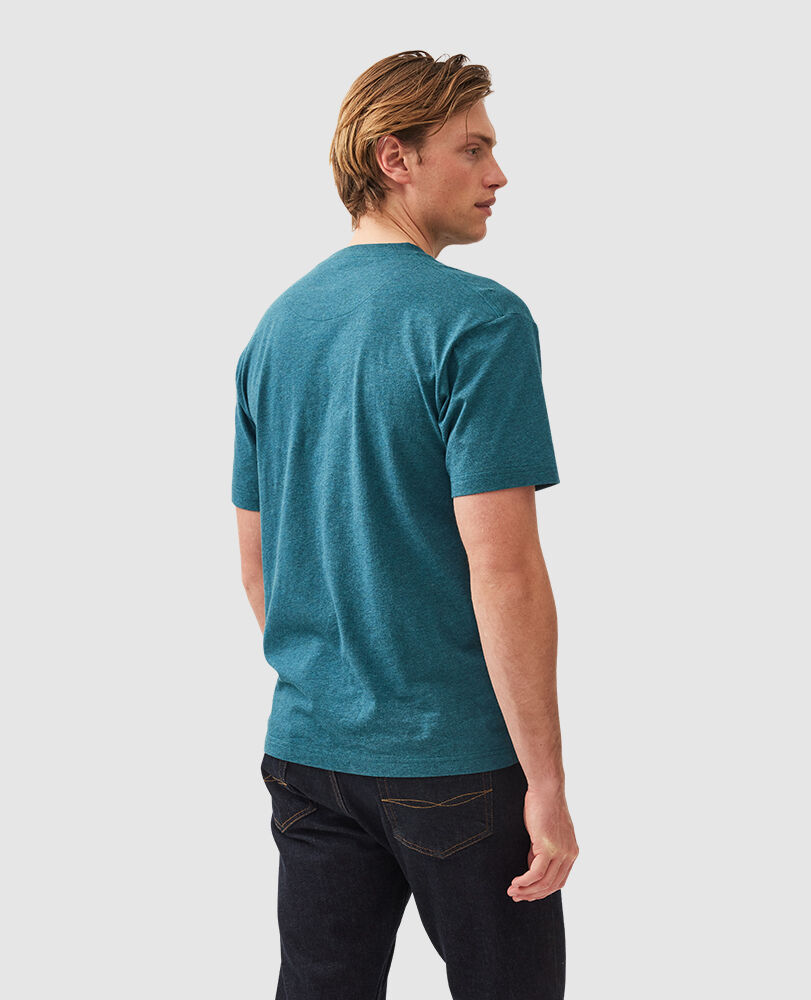 Gunn Original Fit Tee, DARK CYAN, Back