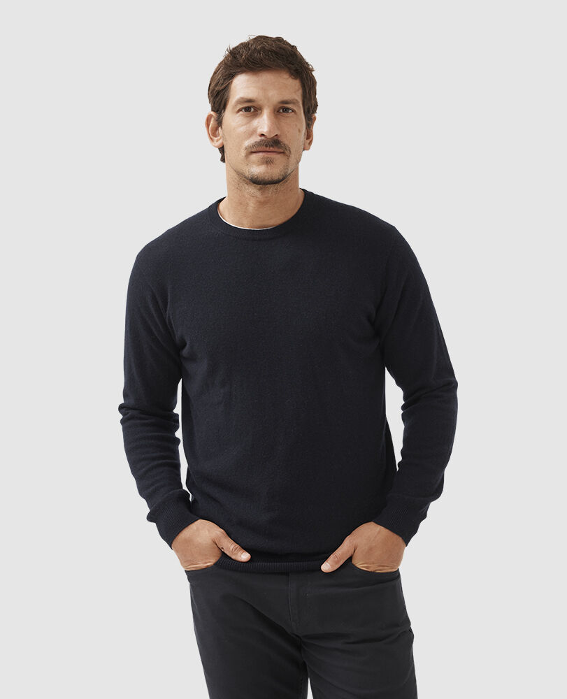 Pullover Queenstown, DUNKLES MEERBLAU, Front