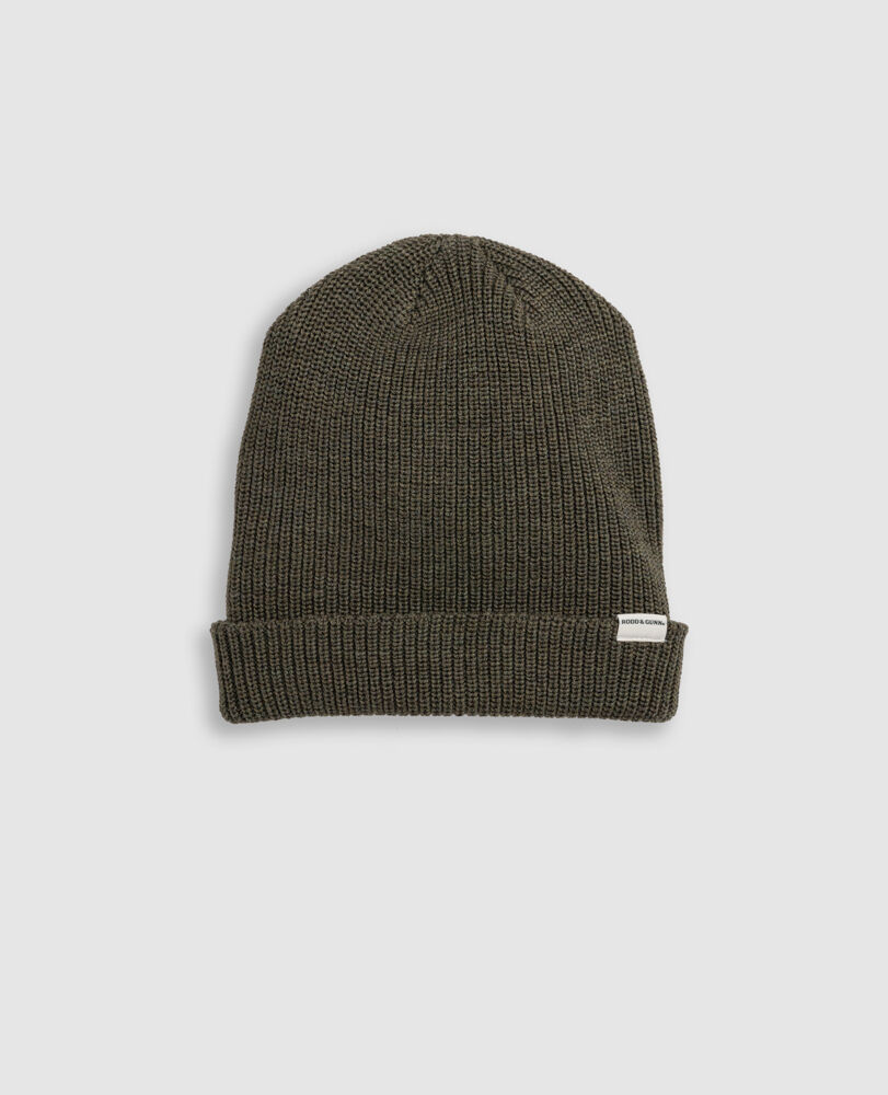 Gunn Beanie, DUNKLES OLIV, Back
