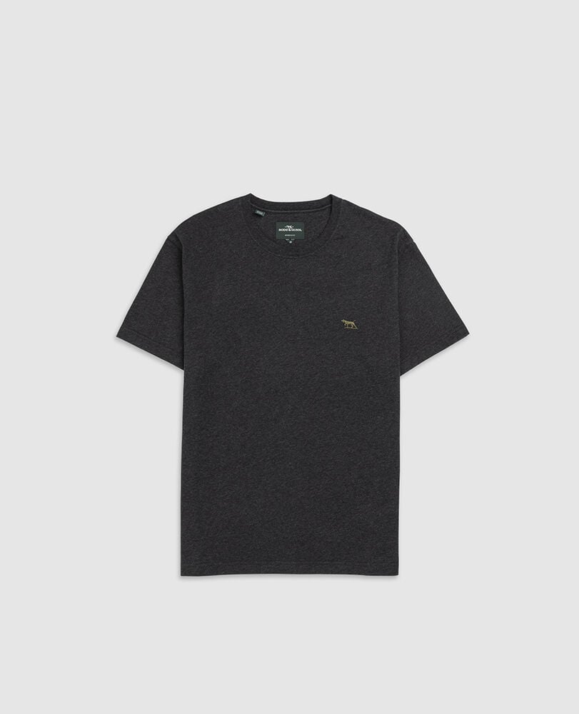 The Gunn T-Shirt , CHARCOAL, Flat Lay