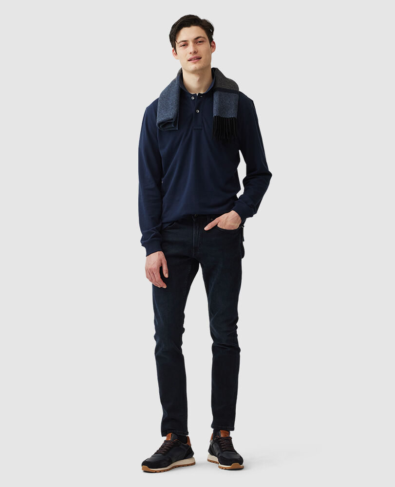 Ls Original Fit Gunn Polo, ECLIPSE, Off Front