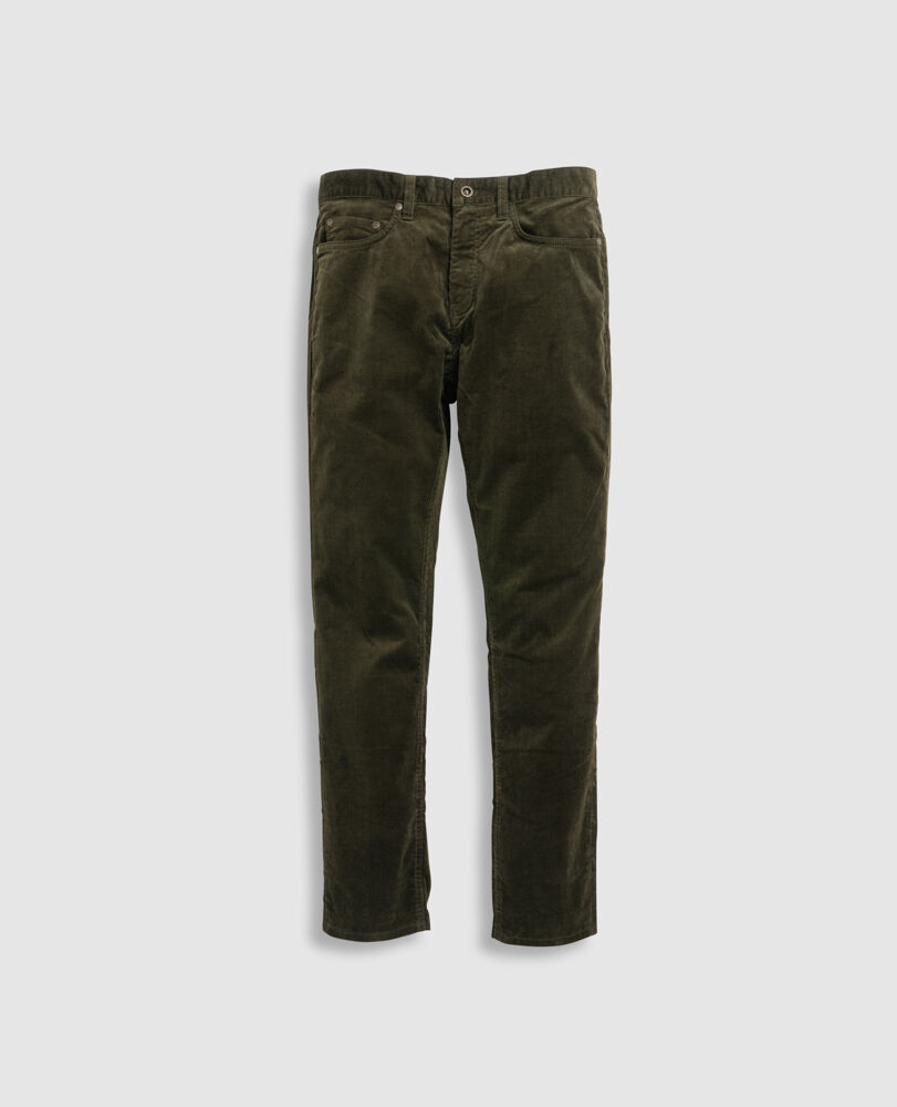 Stirling 2 Straight Jean, OLIVE, Flat Lay