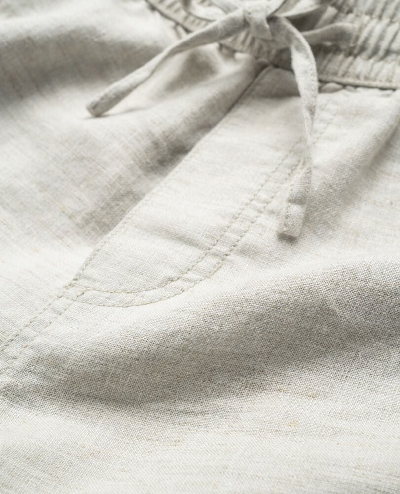 Linen 9" Resort Short, OATMEAL, Detail 2