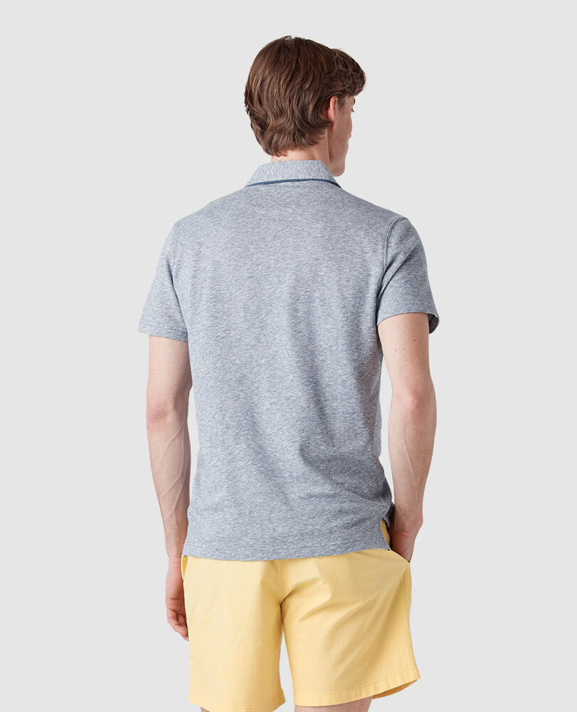 Bolton Stream Sports Fit Polo &middot; River LG, RIVER, Back