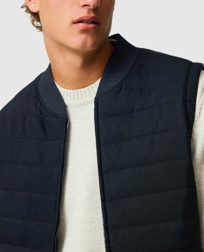 Woodside Vest, NAVY, Detail 3