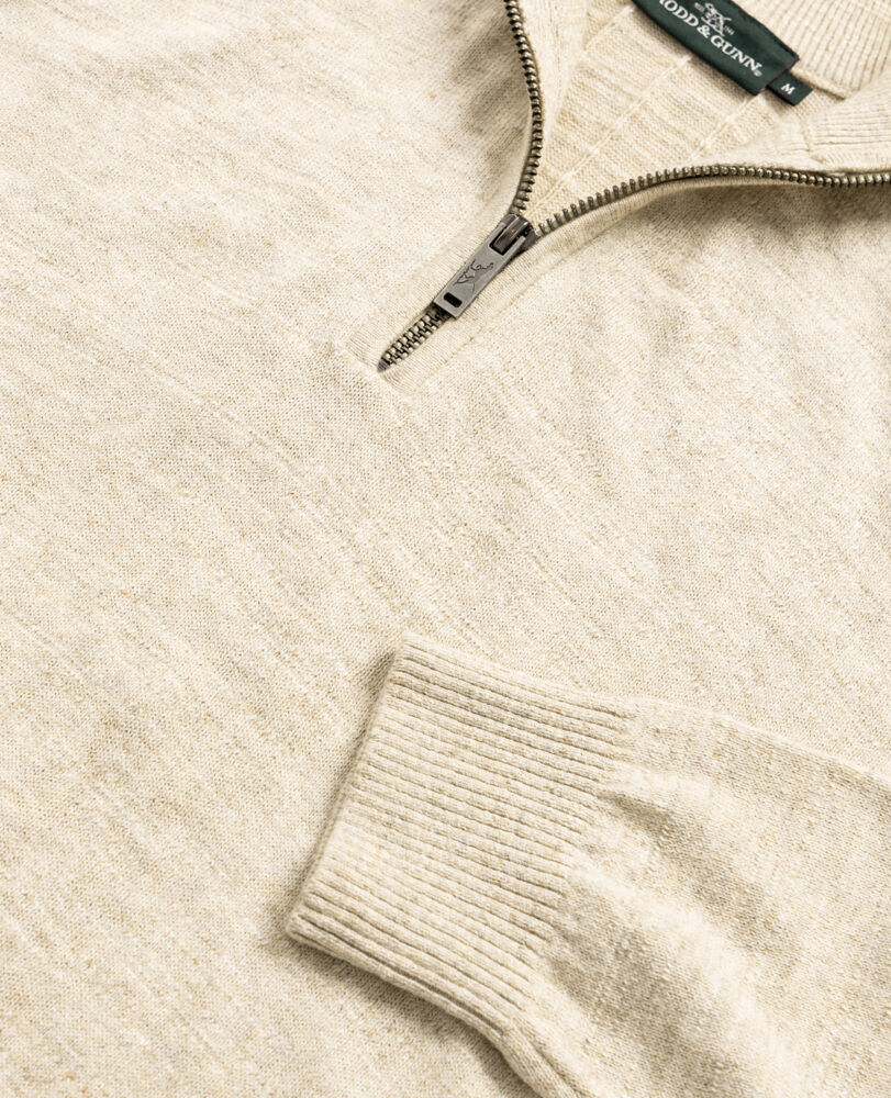 Fortrose 1/4 Zip Knit, STROH, Detail 2