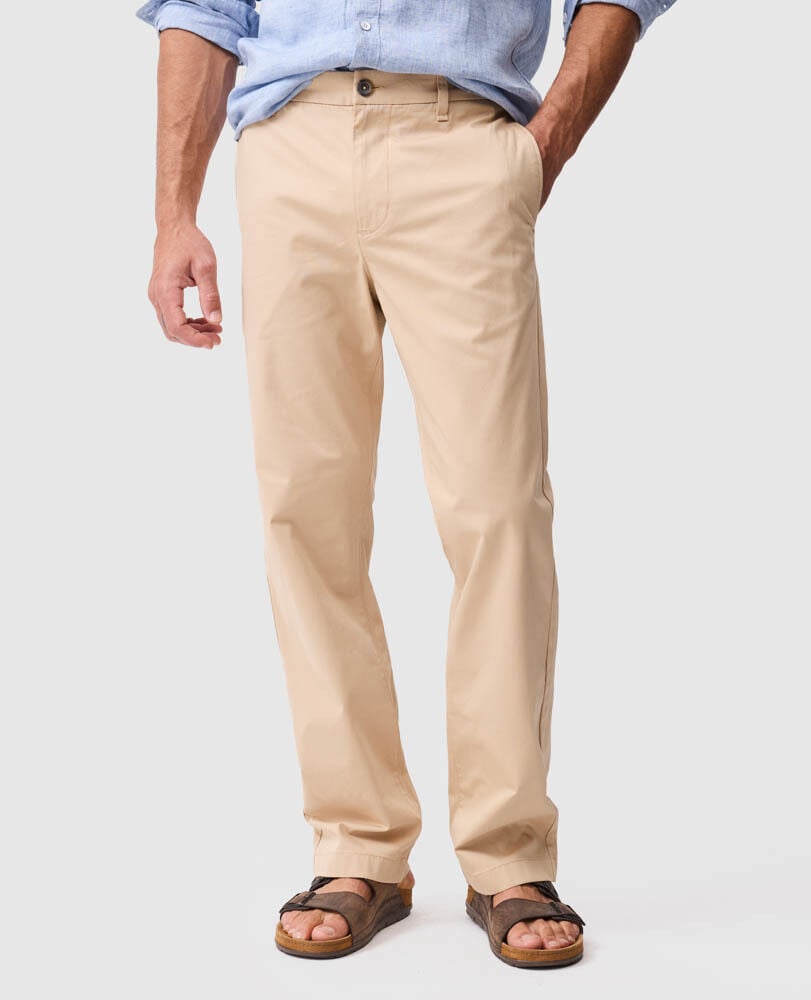Glenham Relaxed Fit Pant, SAND, Front