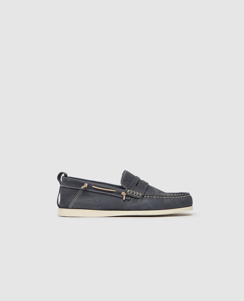 Victoria Loafer, NAVY, Front