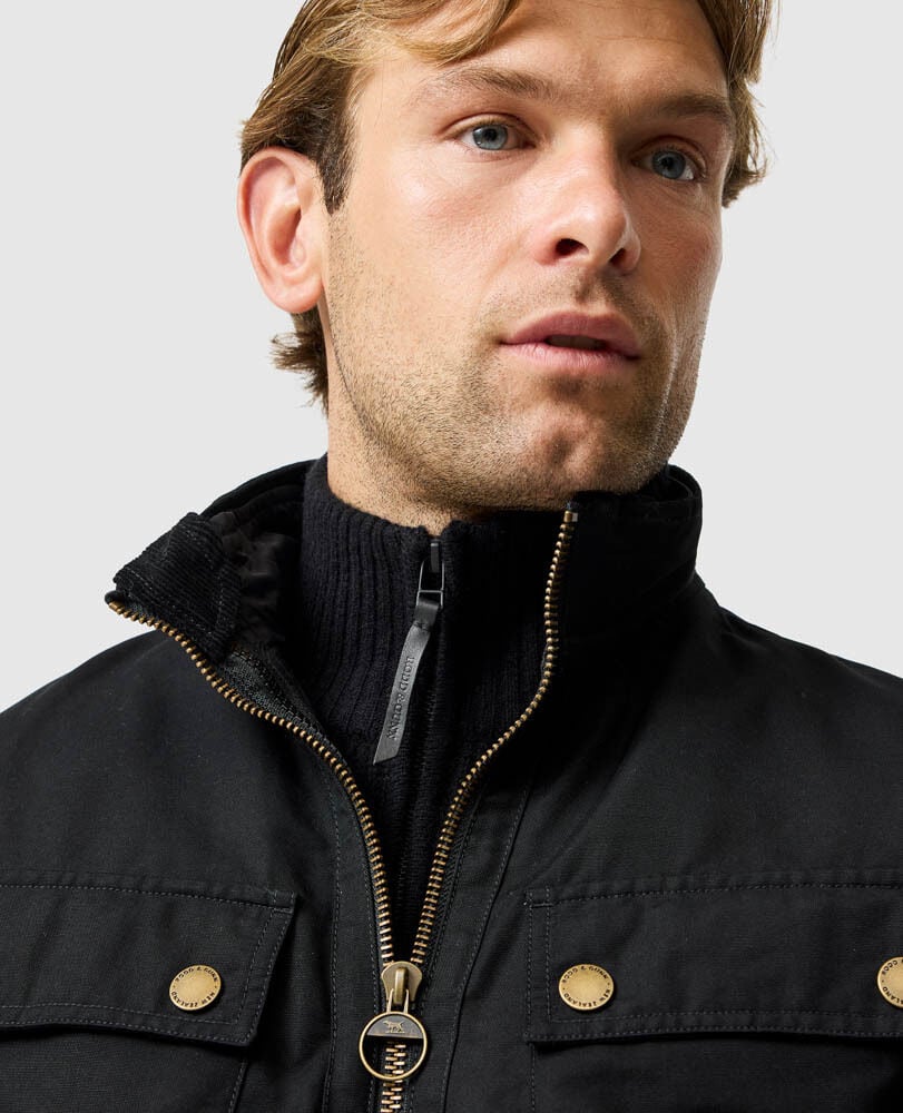 Aberdeen Jacket, ONYX, Detail 3