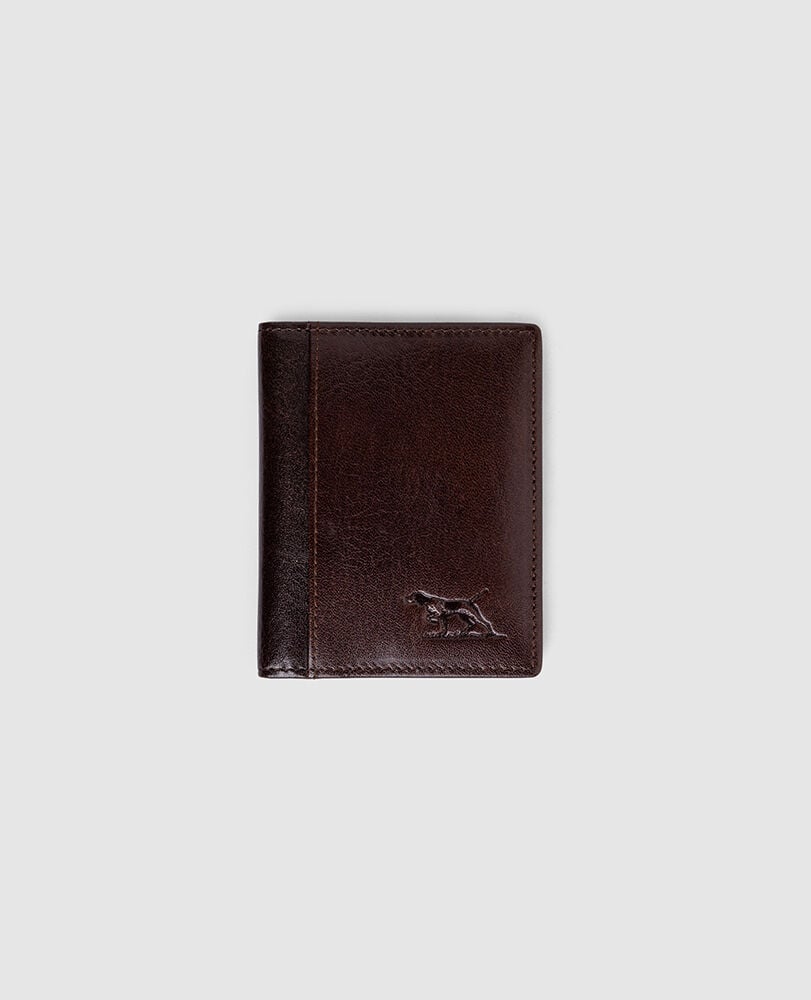 Walton Card Holder, CHOCOLATE, Front