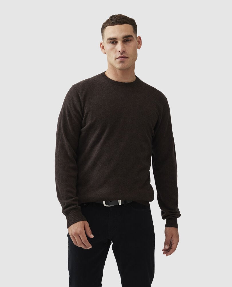 Queenstown Sweater, CHOCOLATE, Front