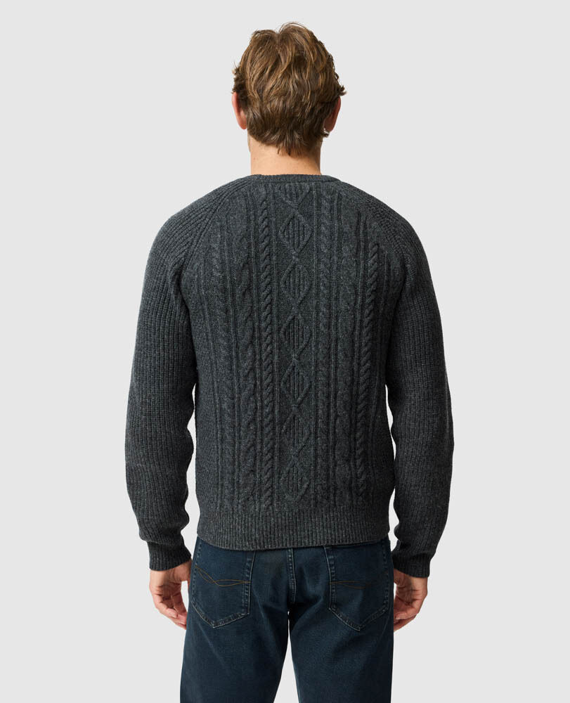 Piper Creek Knit, CHARCOAL, Back