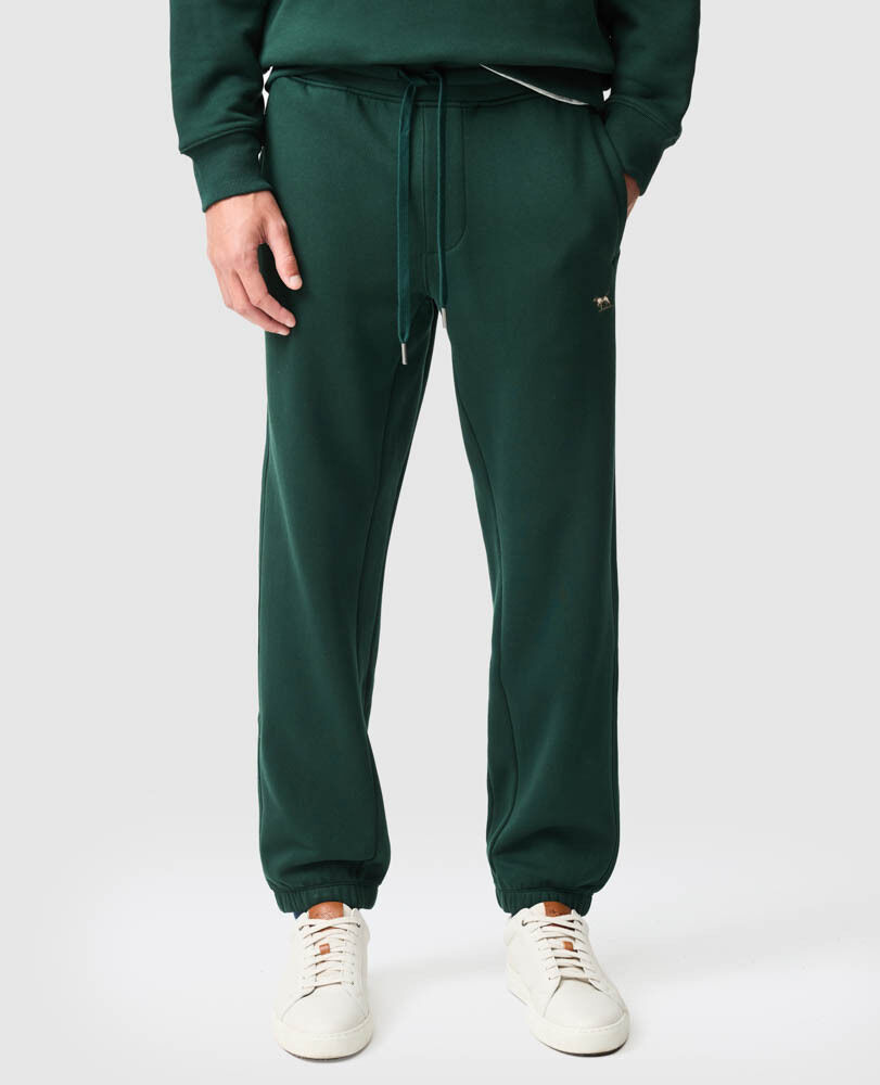 Otago Track Pant, FOREST, Front