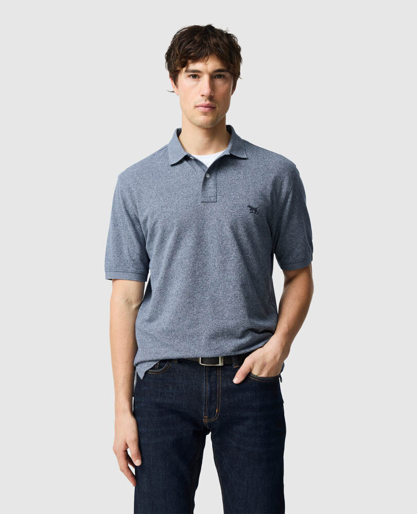 The Gunn Original Fit Polo, DENIM, Front