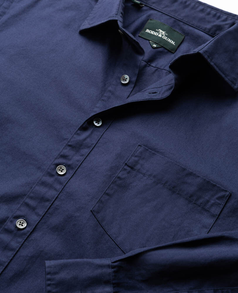 Mavis Lake Sports Fit Shirt, MIDNIGHT, Detail 2