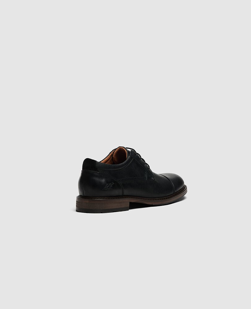 Darfield Derby Shoe, ONYX WASH, Back