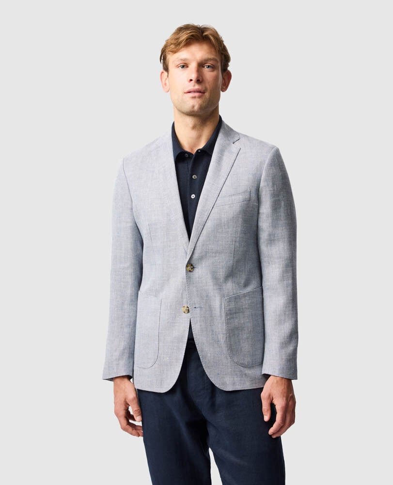 The Cascades Sports Fit Jacket, SKY, Front