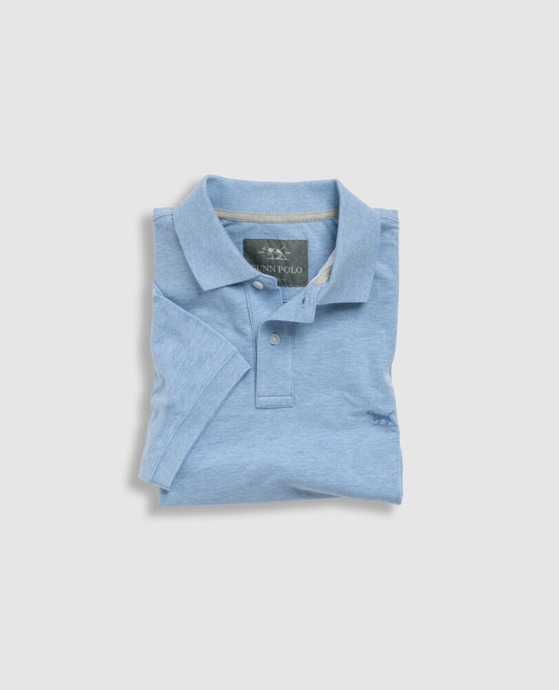 The Gunn Original Fit Polo, CHAMBRAY, Flat Lay