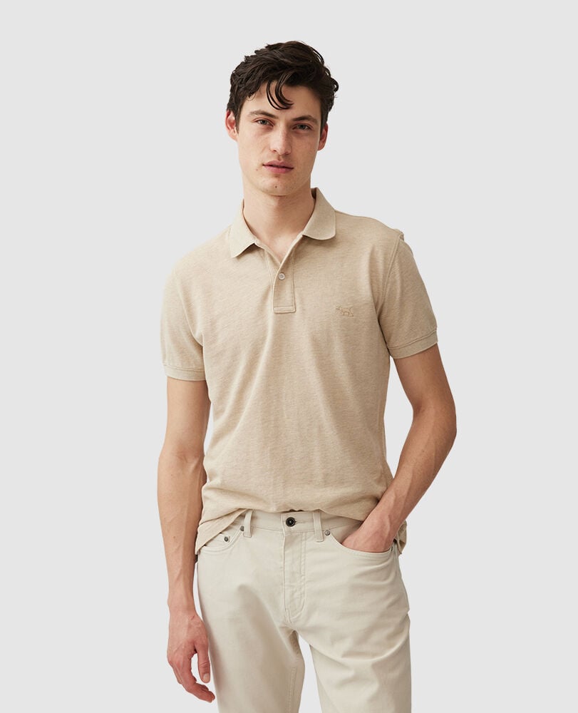 Gunn Lightweight Polo, OAT, Front