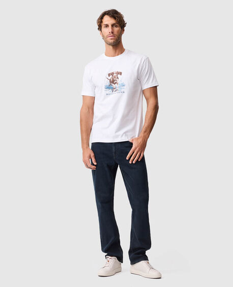 Gunner's Track T-Shirt , SNOW