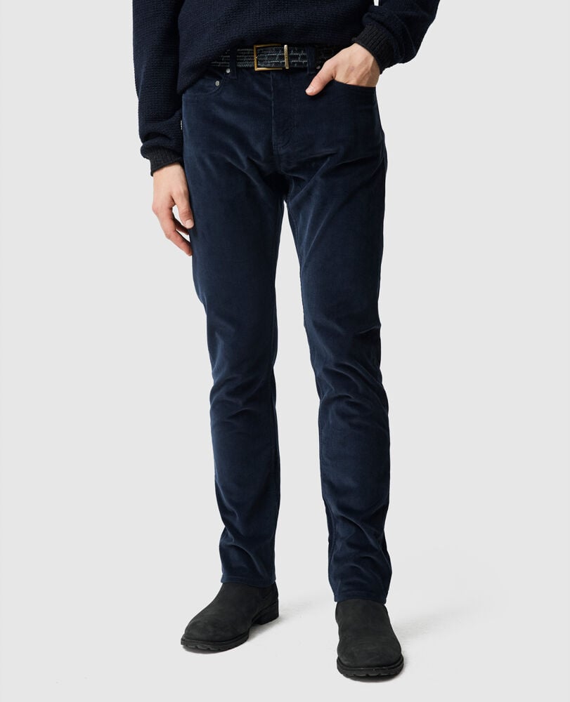 Ashhurst Straight Fit Jean, NAVY, Off Front