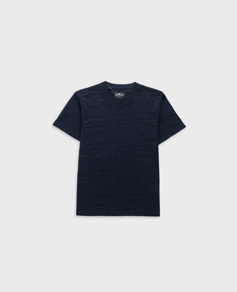 Leith Valley Sports Fit T-Shirt , NAVY, Flat Lay