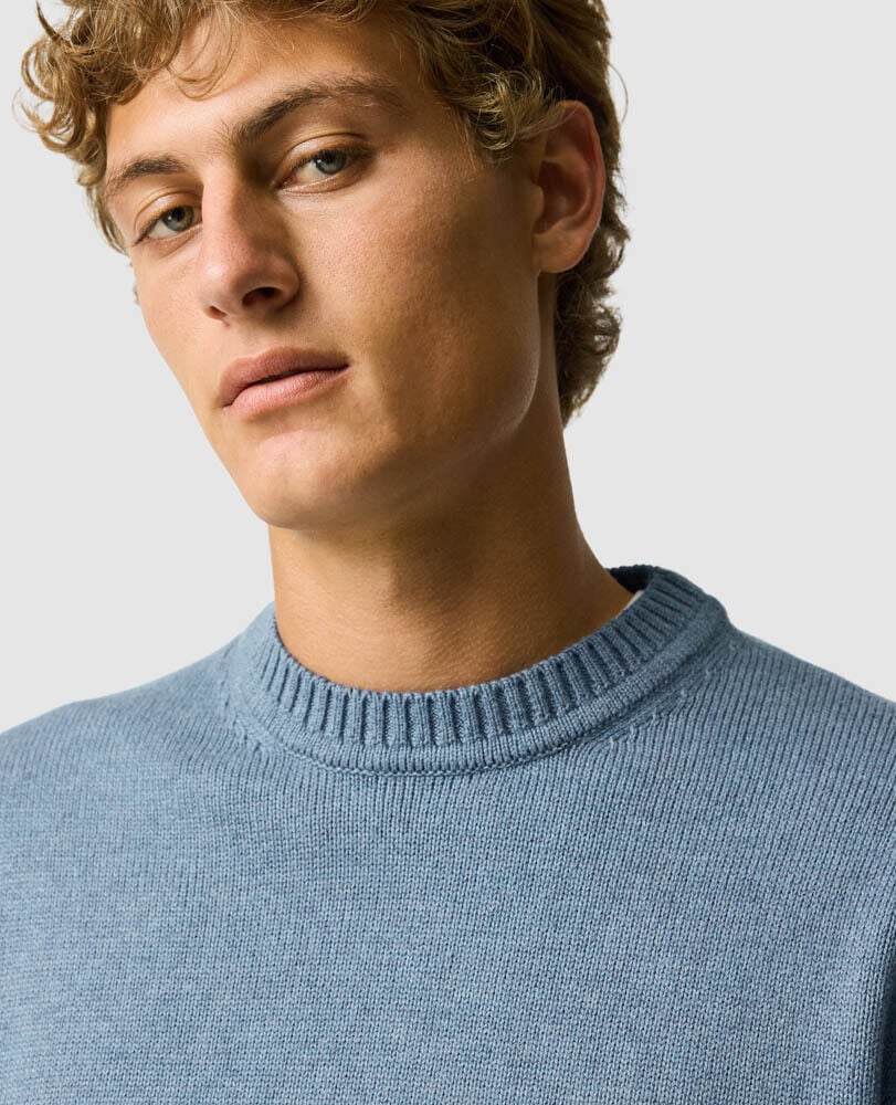 Gunn Crew Sweater, CHAMBRAY, Detail 3