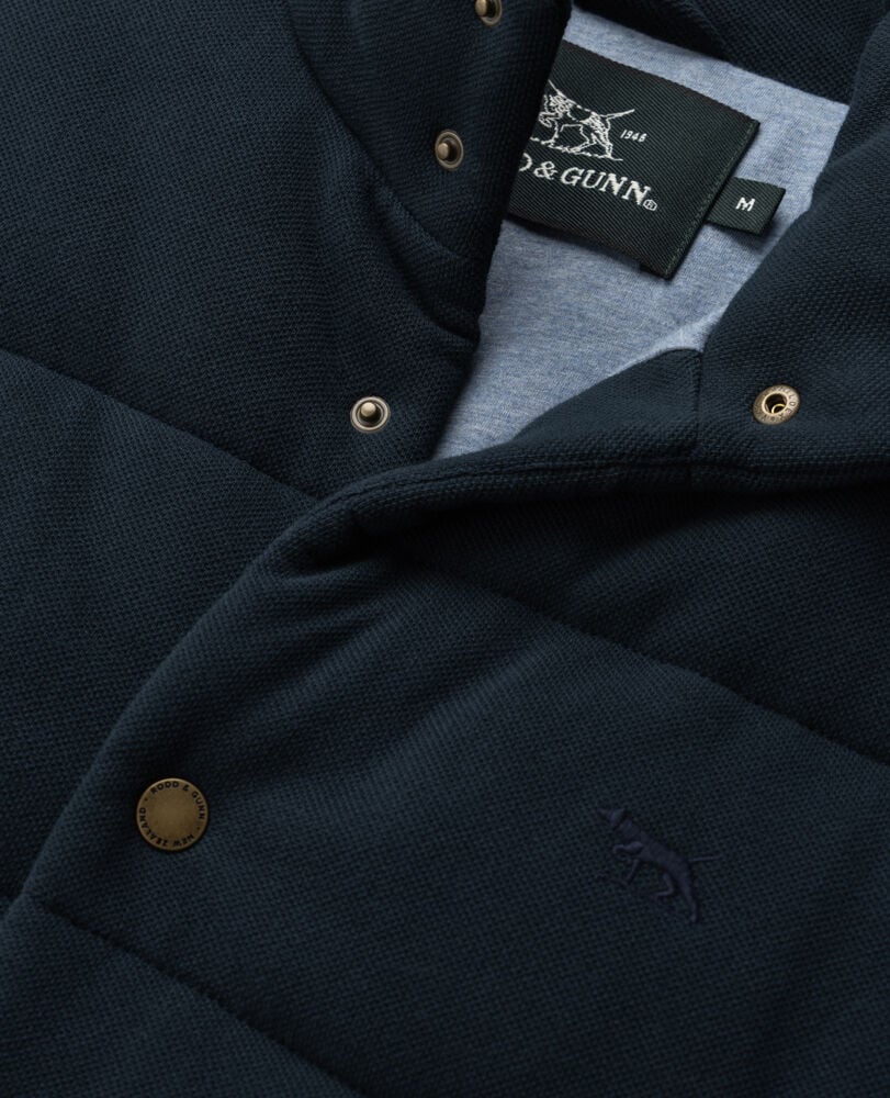 Lake Ferry Vest, MIDNIGHT, Detail 2