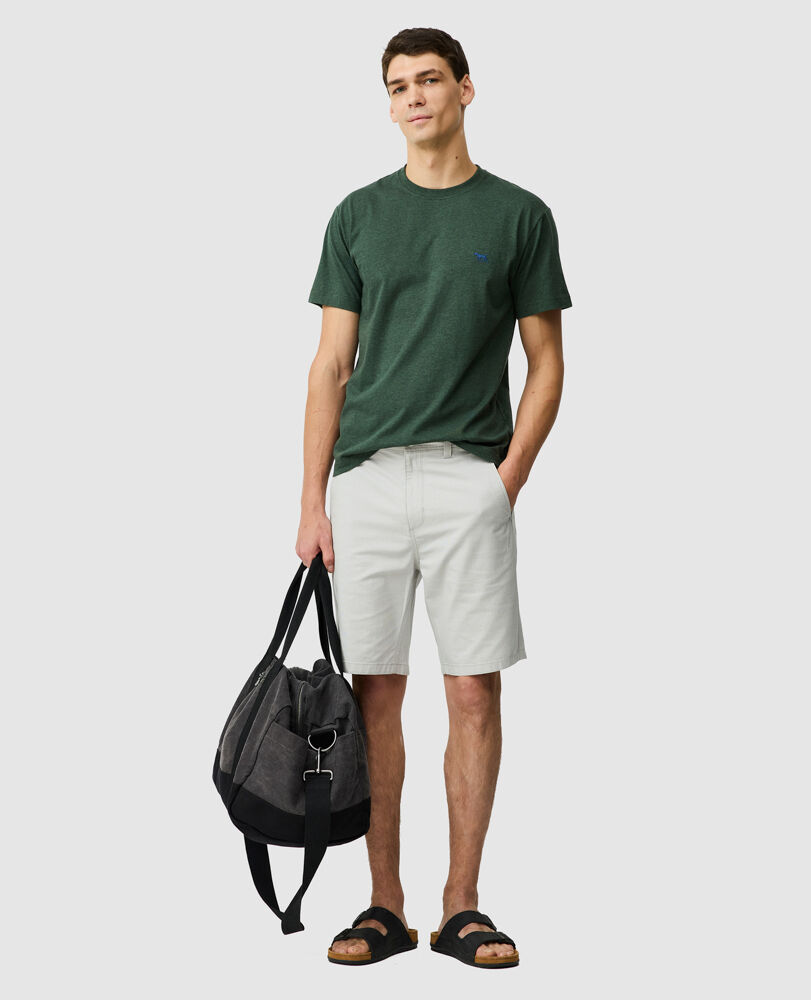 The Gunn Tee 2.0, HUNTER GREEN, Off Front