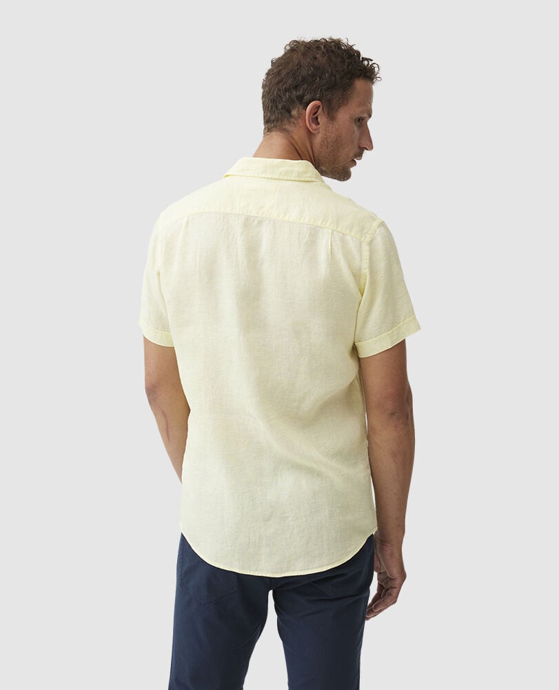 Palm Beach Sports Fit Shirt, LIMON, Back
