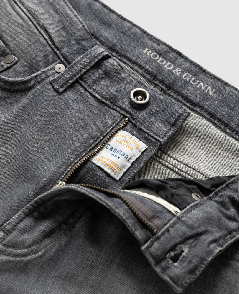 Denim italien droit Curio, CENDRE, Detail 2