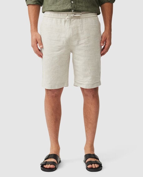 Linen 9" Resort Short, OATMEAL