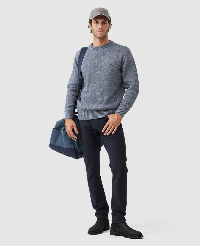 Gunn Pullover, INDIGO, Off Front