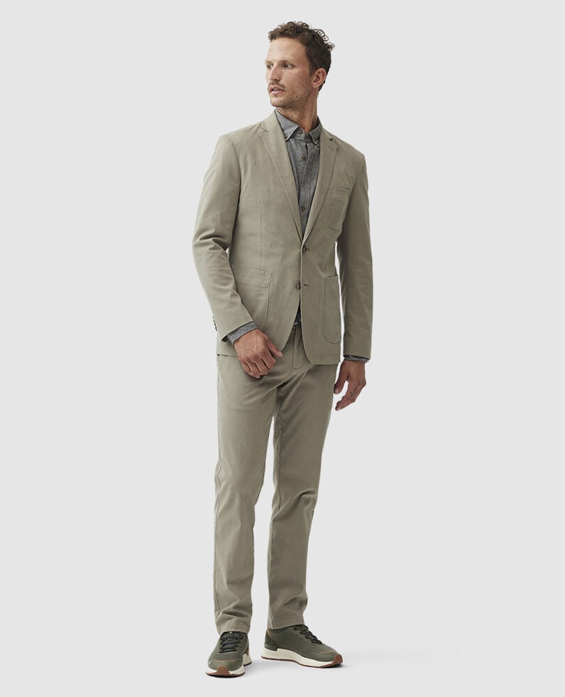 Fairton Sports Fit Jacket, SAGE, Off Front