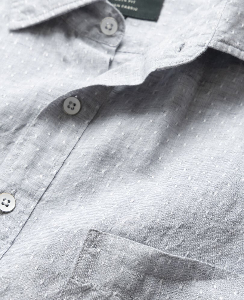 Scotland Street Sports Fit Shirt, STONE, Detail 2