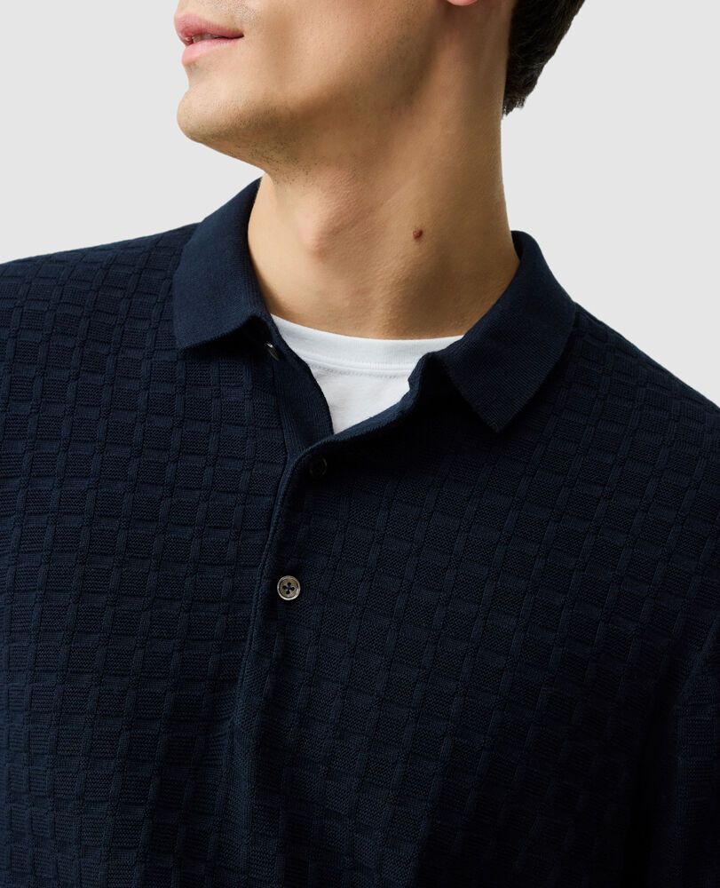 Redruth Knit, NAVY, Detail 3