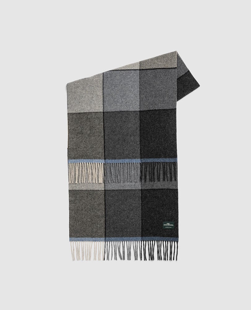 Jackson Street Scarf, CHARCOAL MULTI, Front