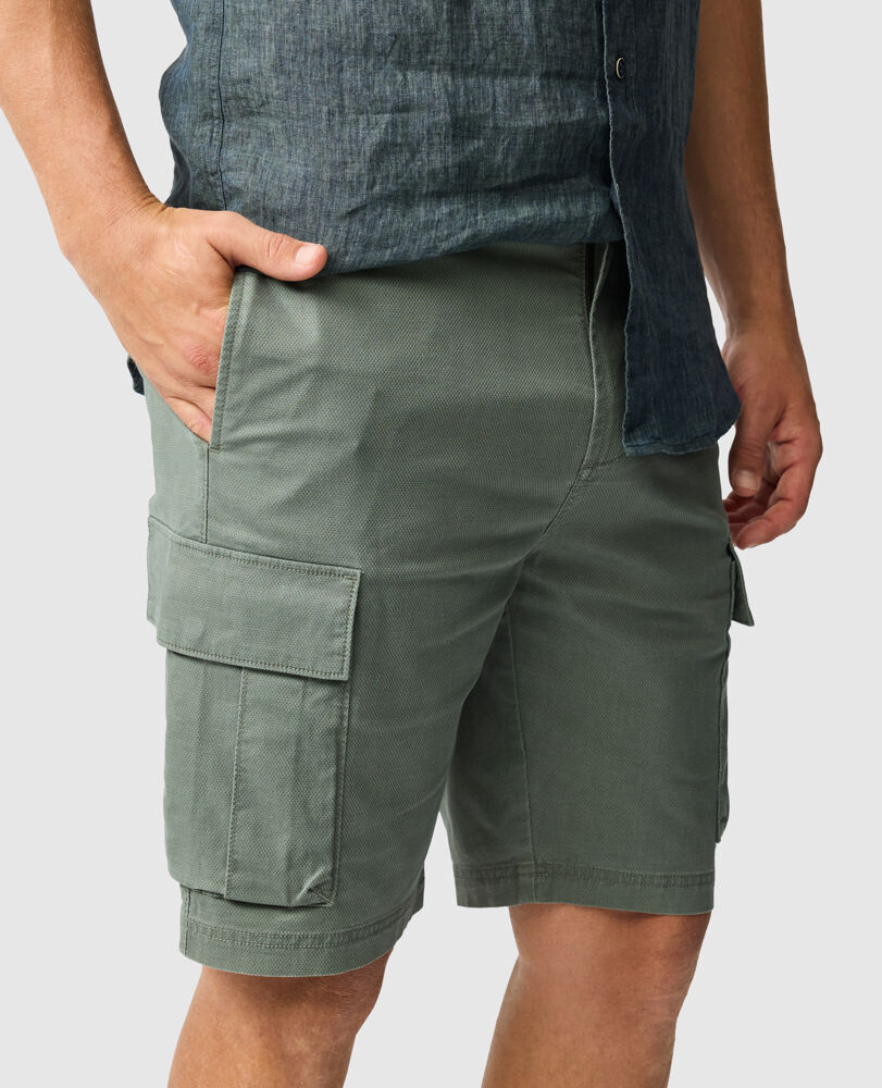 Arkles Bay Utility 9" Short, ARMY, Detail 3