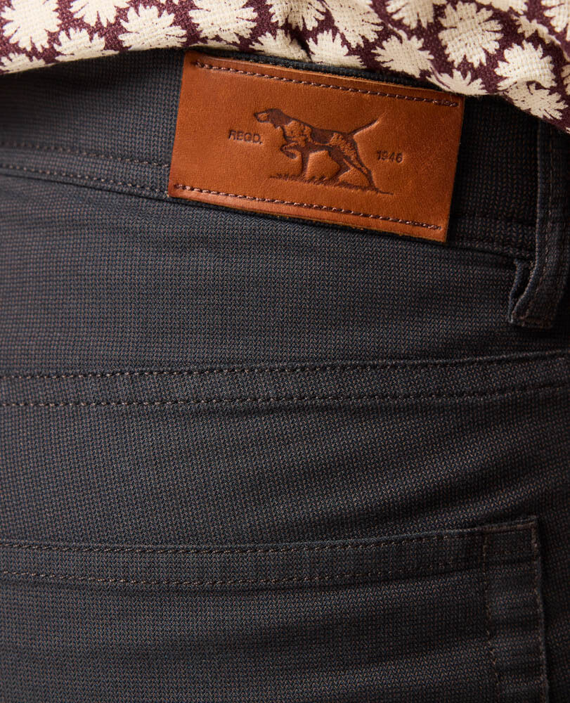 Gunn Straight Fit Jean, BARK, Flat Lay