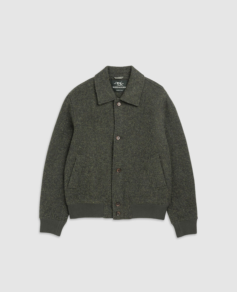 Basinghall Jacket, PINE, Flat Lay